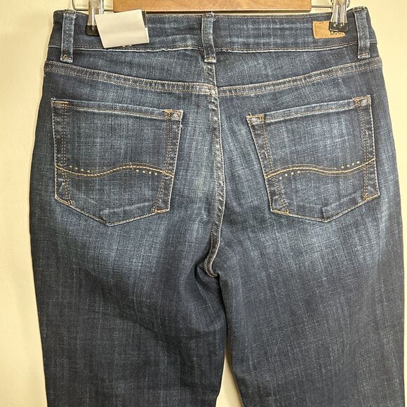Lee Secretly Shapes Jeans Women 6 Short Straight Leg Mid Rise Bewitched Stretch - Picture 10 of 13